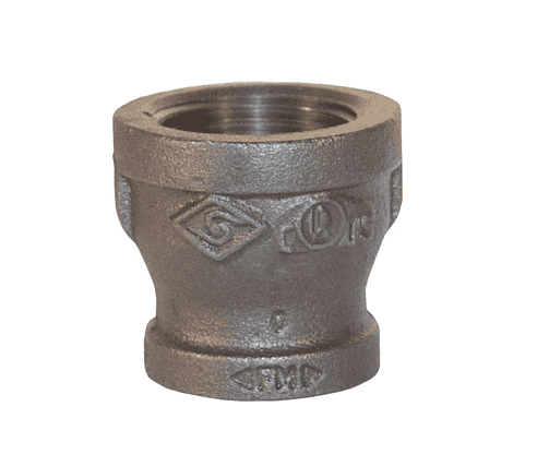 BR3818 Dixon 150# Iron NPT Threaded Bell Reducer - 3/8" Female NPT x 1/8" Female NPT