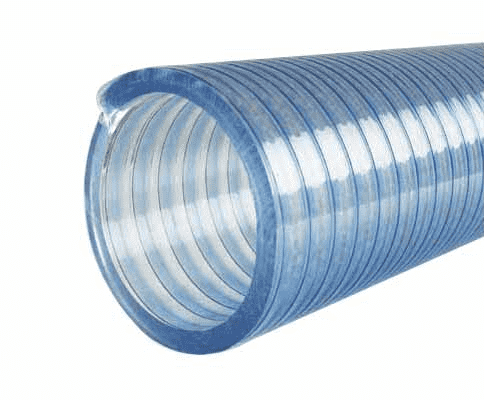 3010-0150-100 by Jason Industrial | 3010 Series | HD FDA USDA 3-A Liquid Food Suction Hose | 57 PSI | 1-1/2" ID | 1.82" OD | Clear | PVC | 100ft
