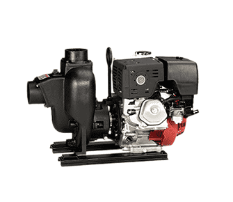 301PIH13W Banjo 3" Cast Iron Wet Seal Pump with 13 HP Honda® Engine with Electric Start & Pull Rope
