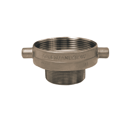 4030-RD-SS Dixon Stainless Steel Tank Transport Reducer - 4" Female NPSM x 3" Male NPT (Welded Fabrication)