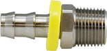 30210SS (30-210SS) Midland Push On Hose Barb - Male Adapter - 3/4" Hose ID x 3/4" Male NPT - 316 Stainless Steel