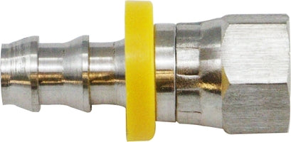 30269SS (30-269SS) Midland Push On Hose Barb - Female 37° JIC Flare Swivel - 3/4" Hose ID x 3/4" Female 37° JIC Flare - 316 Stainless Steel