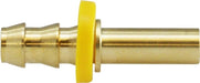 30290 (30-290) Midland Push On Hose Barb Fitting - Rigid Tube Adapter - 1/4" Hose ID x 3/16" Tube OD - Brass