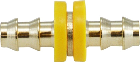 30306 (30-306) Midland | Push On Hose Barb Fitting | Hose Splicer | 1" Hose ID | Brass