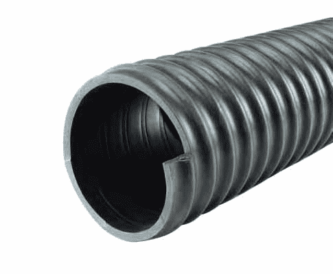 3035-0400-100 by Jason Industrial | 3035 Series | Abrasion Resistant Material Handling Hose | 30 PSI | 4" ID | 4.63" OD | Black | SBR | 100ft