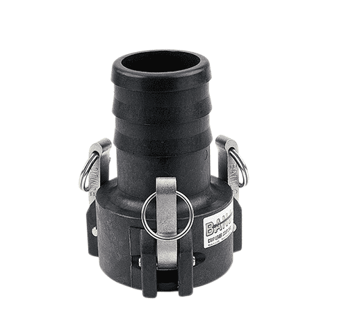 303C Banjo Polypropylene Cam Lever Coupling - Part C - 3" Female Coupler with 3 Arms x 3" Hose Shank - 75 PSI - Gasket: EPDM