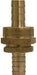 30459 (30-459) Midland Garden Hose Fitting - Coupling Set (Short Shank with Hex Nut) - 3/4" Hose Barb - Brass