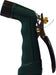 30600 (30-600) Midland Garden Hose Nozzle - Adjustable Spray Nozzle - 3/4" Female GHT - Zinc Alloy with Insulated Handle