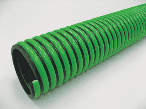 3080-0400-100 by Jason Industrial | 3080 Series | Suction Hose | 38 PSI | 4" ID | 4.60" OD | Green/Black | EPDM | 100ft