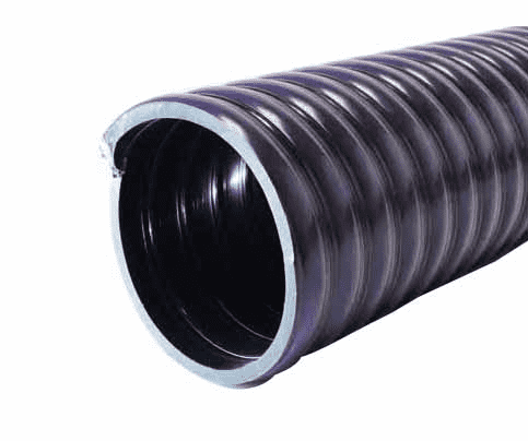 3087-0400-100 by Jason Industrial | 3087 Series | Safety Oilfield Clean-up & Recovery Hose | S-omega | 38 PSI | 4" ID | 4.60" OD | Black | NBR/PVC | 100ft