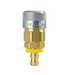 310-1814 ZSi-Foster Quick Disconnect 310 Series 3/8" Automatic Socket - 1/2" ID - Push-On Hose Stem - Brass/Steel