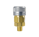 310-4104 ZSi-Foster Quick Disconnect 310 Series 3/8" Automatic Socket - 1/4" MPT - Brass/Steel
