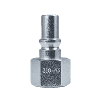 310-43 ZSi-Foster Quick Disconnect 310 Series 3/8" Plug - 3/8" FPT - Steel