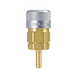 310-4804 ZSi-Foster Quick Disconnect 310 Series 3/8" Automatic Socket - 3/8" ID - Hose Stem - Brass/Steel