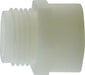 31069 (31-069) Midland Garden Hose Fitting - Adapter - 3/4" Male GHT x 3/4" Female Pipe - White Nylon