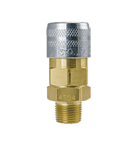 310M-4504 ZSi-Foster Quick Disconnect 310 Series 3/8" Manual Socket - 1/2" MPT - Brass/Steel