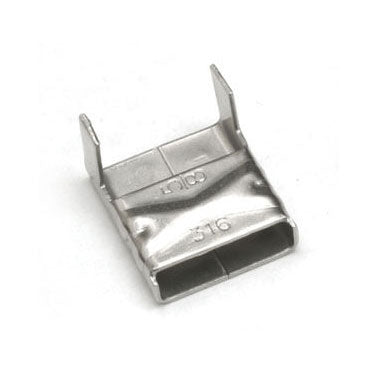 AE4559 by Band-It | Corrosion Resistant Clip | 5/8" Width | 316 Stainless Steel | 100/Box