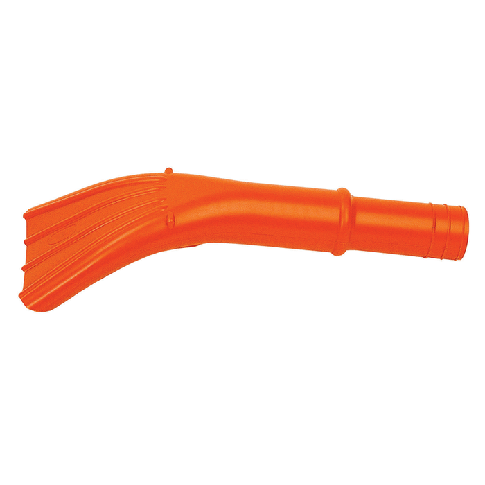 319 Flexaust Friction Fit Car Wash Vacuum Cleaning Nozzle | 1-1/2" | Polyethylene | 4" Width | Orange