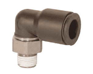 31990419 Dixon Nickel-Plated Brass Metric Push-In Fitting - Male Swivel Elbow - 4mm Tube OD x M5 Thread (Pack of 10)