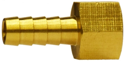 32064 (32-064) Midland Rigid Female Adapter - 1/2" Hose ID x 1/4" Female NPTF - Brass