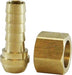 32074 (32-074) Midland Hose Barb Ball End Swivel - 3/8" Hose ID x 1/2" Female NPSM - Brass