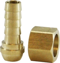 32078 (32-078) Midland Hose Barb Ball End Swivel - 1/4" Hose ID x 3/8" Female NPSM - Brass