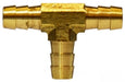 32366 (32-366) Midland Hose Barb Tee - 5/16" Hose ID x 5/16" Hose ID x 5/16" Hose ID - Brass