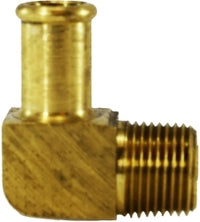 32186 (32-186) Midland Fuel Hose Barb - Bubble Barb - 3/8" Hose ID x 3/8" Male Pipe - Brass