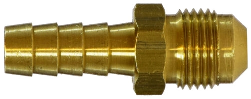 32322 (32-322) Midland Hose Barb 45° Flare Adapter - 3/16" Hose ID x 1/4" Male 45° Flare - Brass