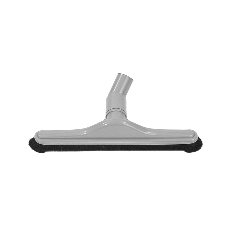 32535HSL Flexaust Friction Fit Slotted Horsehair (Soft) Bristle Floor Brush | 1-1/4" (32mm) | 14" Width | Gray