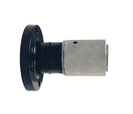 128P3LJ15 Dixon 8" Carbon Steel External Swage Floating Flange Assembly - Hose OD from 9-33/64" to 9-40/64"