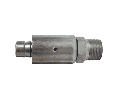 3511WF Dixon Valve Steel 3500 Nipple with Ferrule - 1/2" Hose ID x 3/4" Male NPT