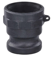 CGA-125-PP Midland Cam and Groove - Part A - 1-1/4" Male Adapter x 1-1/4" Female NPT - Polypropylene