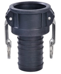 CGC-150-PP Midland Cam and Groove - Part C - 1-1/2" Female Coupler x 1-1/2" Hose Shank - Polypropylene