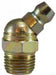 36116 (36-116) Midland Grease Fitting - 45° Angle Ball Check - 1/8"-27 Male NPTF - Steel