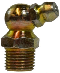 36118 (36-118) Midland Grease Fitting - 65° Angle Ball Check - 1/8"-27 Male NPTF - Steel