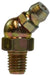 36148 (36-148) Midland Grease Fitting - Long 45° Ball Check - 1/4"-28 Male Taper - Steel