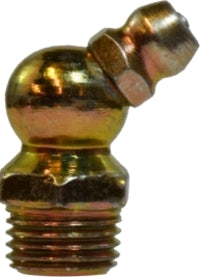 36182 (36-182) Midland Grease Fitting - Metric 45° Angle - 10mm Diameter x 1 Pitch - Steel