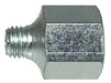 36300 Midland Grease Fitting - Adapter - 1/8"-27 Female NPTF x 1/4-28" Male SAE-LT - 0.75" Length - Zinc Coated Carbon Steel