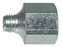 36300 Midland Grease Fitting - Adapter - 1/8"-27 Female NPTF x 1/4-28" Male SAE-LT - 0.75" Length - Zinc Coated Carbon Steel