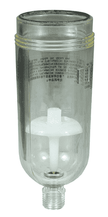 3646-53 Dixon Series 1 Filter Accessories - Polycarbonate Bowl with Manual Drain - used on F07
