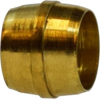 38002 (38-002) Midland DOT Air Brake Fitting (Nylon Tubing) - Sleeve - 3/8" Tube OD - Brass