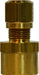 38066 (38-066) Midland DOT Air Brake Fitting (Nylon Tubing) - Female Adapter - 1/2" Tube OD x 1/2" Female NPT - Brass