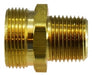 38372 (38-372) Midland DOT Air Brake Reusable Hose Fitting - Male Swivel Adapter (Reusable and Crimped) - 3/8" Male ABS x 1/2" Male Pipe - Brass