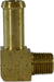 38868 (38-868) Midland Fuel Hose Barb - 90° Male Elbow - 3/8" Hose ID x 1/4" Male Pipe - Brass