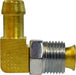 38873 (38-873) Midland Fuel Hose Barb - Inverted Flare Male Swivel 90° Elbow - 5/16" Hose ID x 5/16" Male Inverted Flare - Brass