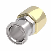39-4775-40 (4775-40-32S) Aeroquip by Danfoss | SAE Code 61 Split Flange (SAE J518) 100R5 Reusable Hose Fitting | -40 Code 61 Split Flange x -40 Reusable Hose End | Brass & Steel