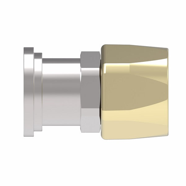 39-4775-40 (4775-40-32S) Aeroquip by Danfoss | SAE Code 61 Split Flange (SAE J518) 100R5 Reusable Hose Fitting | -40 Code 61 Split Flange x -40 Reusable Hose End | Brass & Steel