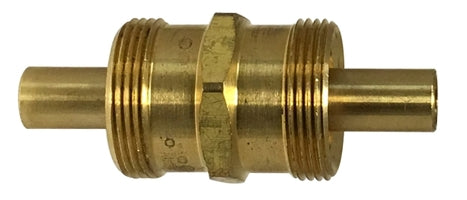 39319 (39-319) Midland DOT Air Brake Reusable Hose Fitting - Union (Body Only) - 1/2" Hose ID - 1-1/8-20 Thread - Brass