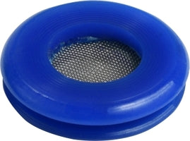 39556 Midland Truck & Trailer Gladhand Seal - Service Blue with Screen Filter - Polyurethane